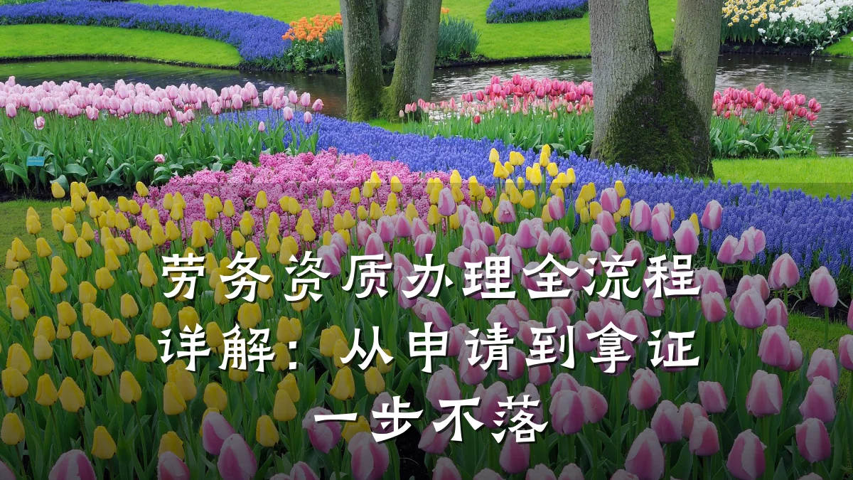 劳务资质办理全流程详解：从申请到拿证一步不落