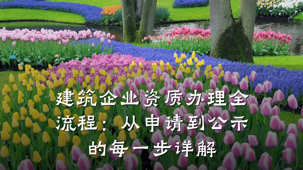 建筑企业资质办理全流程：从申请到公示的每一步详解