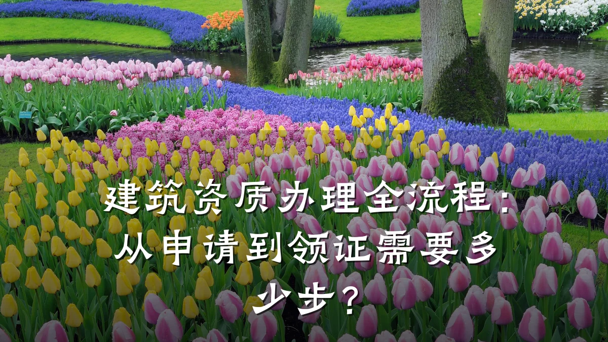 建筑资质办理全流程：从申请到领证需要多少步？