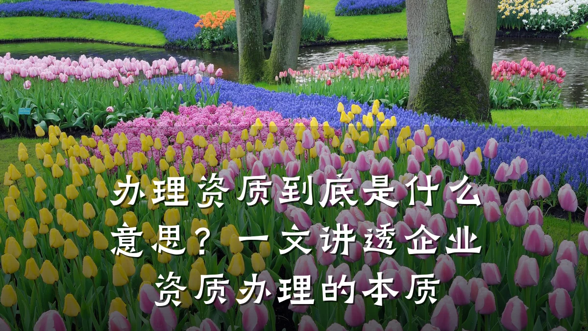办理资质到底是什么意思？一文讲透企业资质办理的本质
