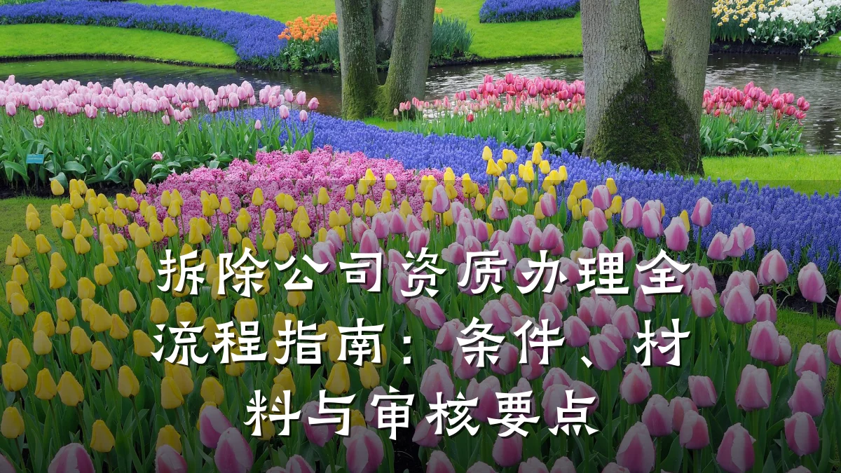 拆除公司资质办理全流程指南:条件、材料与审核要点