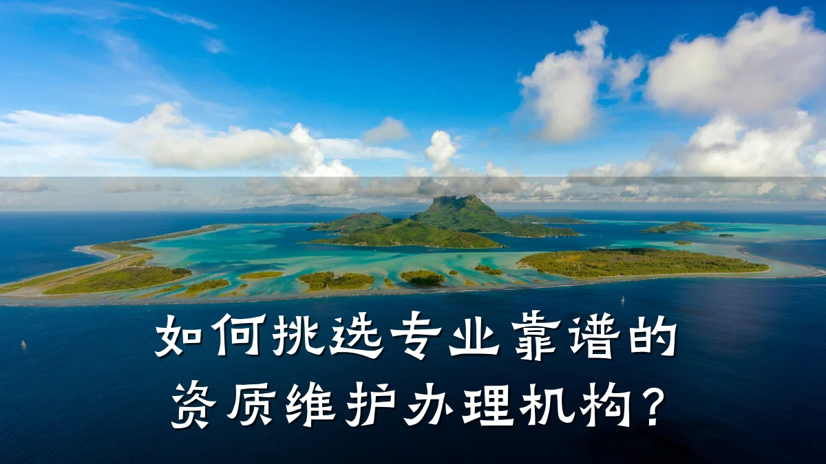如何挑选专业靠谱的资质维护办理机构？