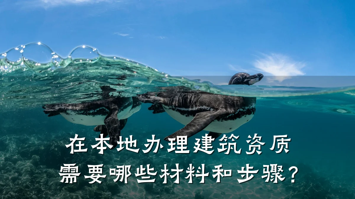 在本地办理建筑资质需要哪些材料和步骤?
