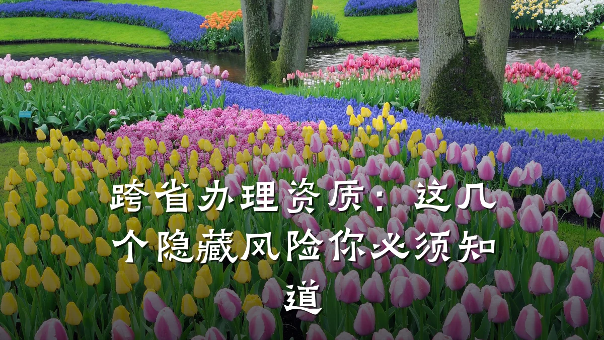 跨省办理资质：这几个隐藏风险你必须知道