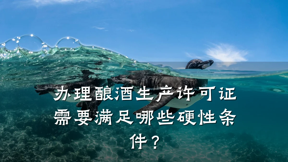 办理酿酒生产许可证需要满足哪些硬性条件？