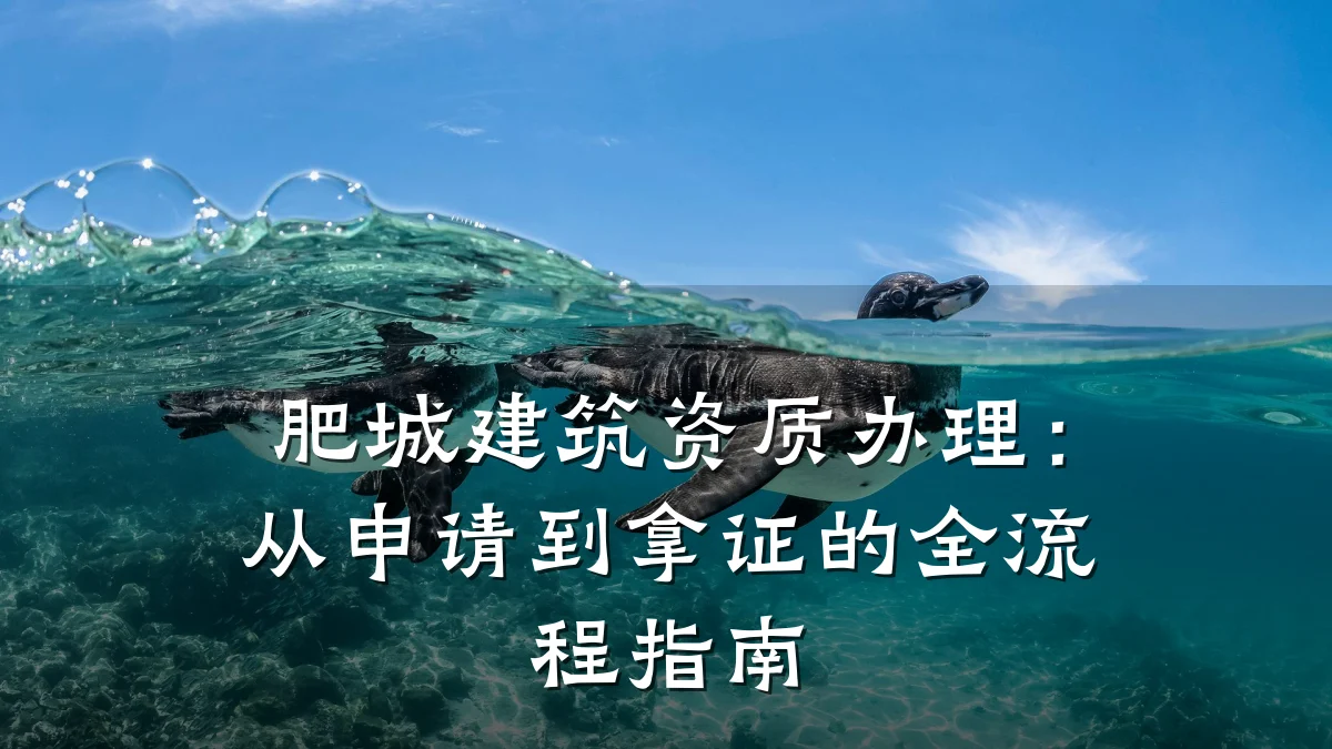 肥城建筑资质办理：从申请到拿证的全流程指南