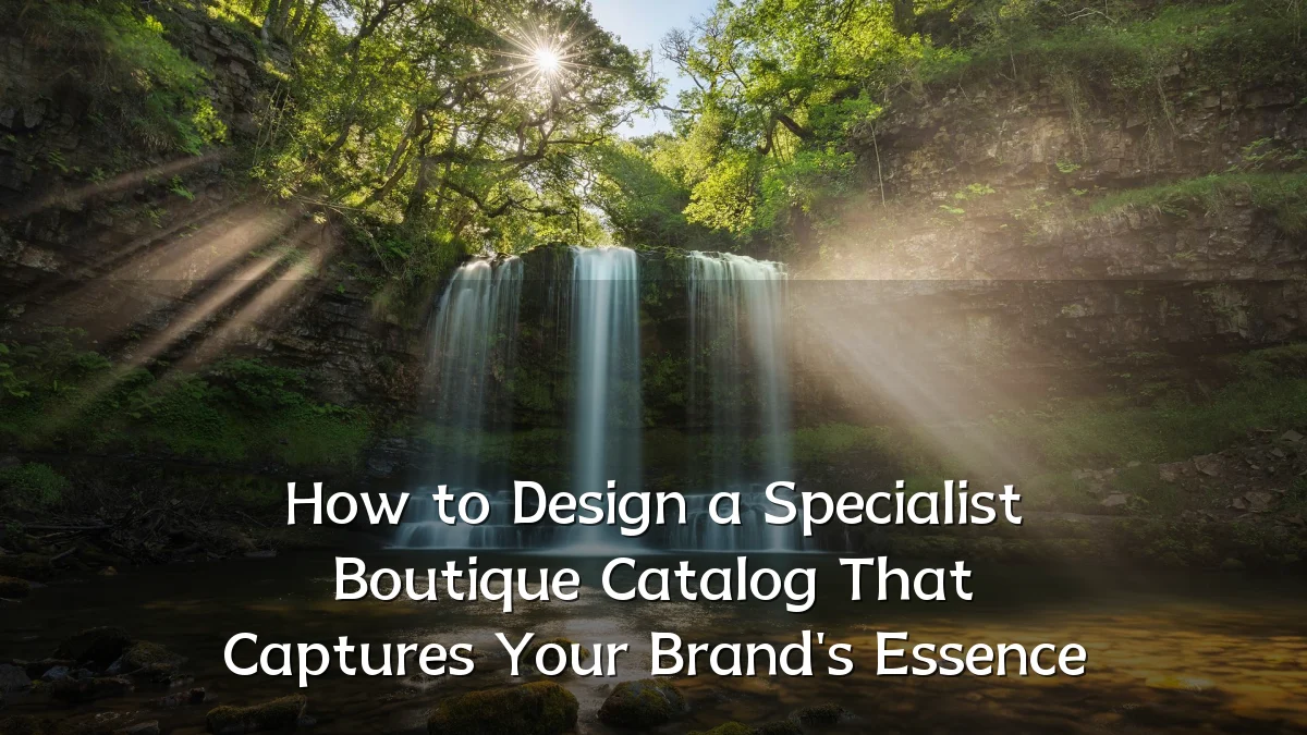 How to Design a Specialist Boutique Catalog That Captures Your Brand's Essence