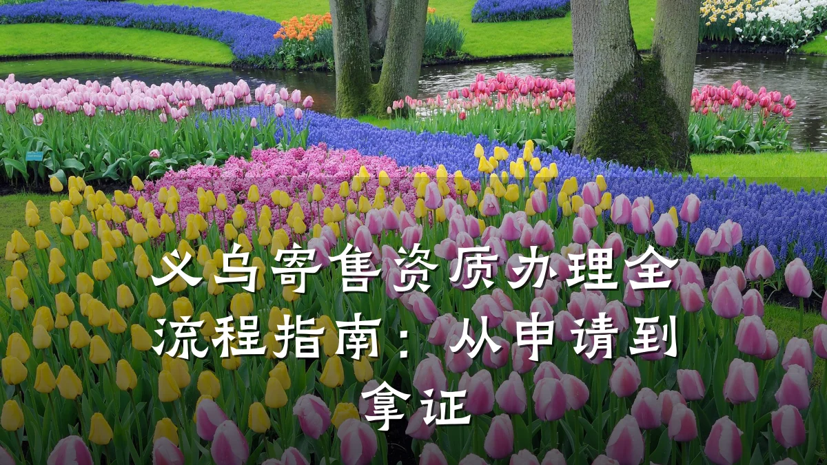 义乌寄售资质办理全流程指南：从申请到拿证