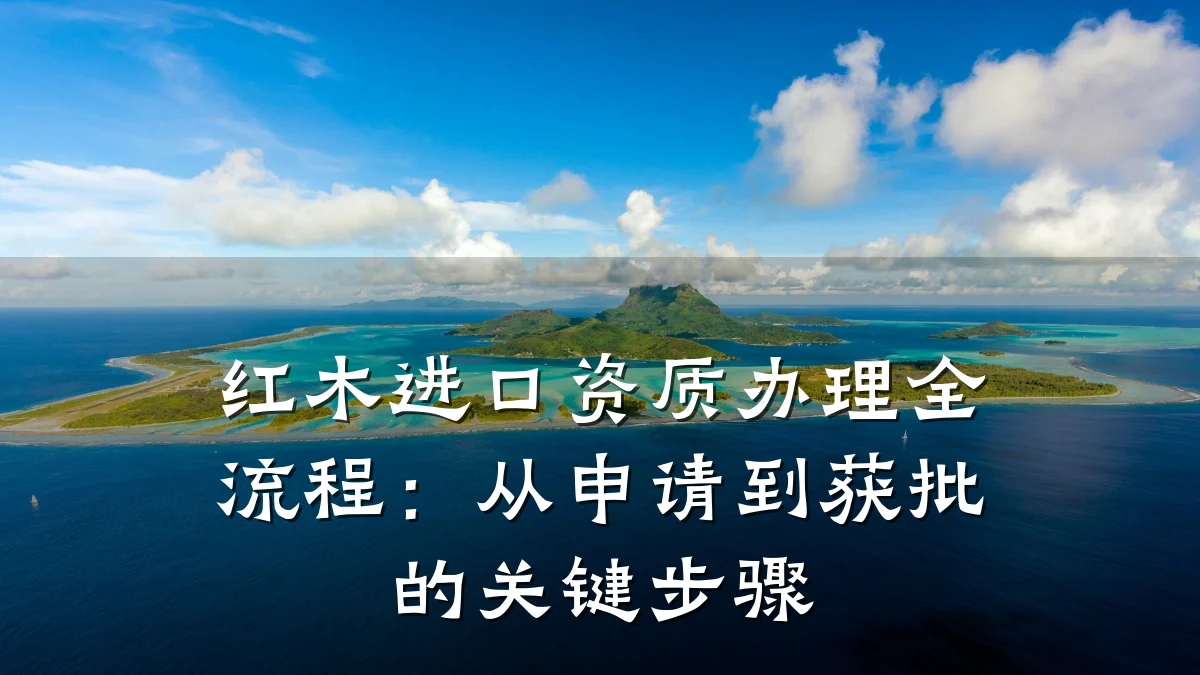 红木进口资质办理全流程：从申请到获批的关键步骤