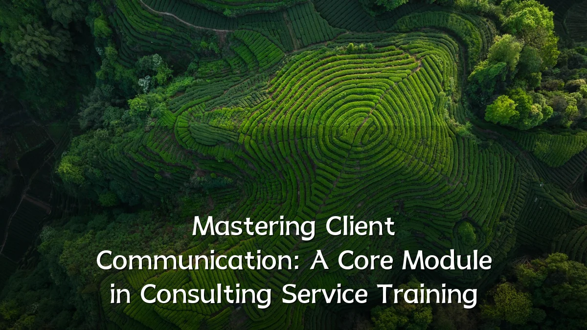 Mastering Client Communication: A Core Module in Consulting Service Training