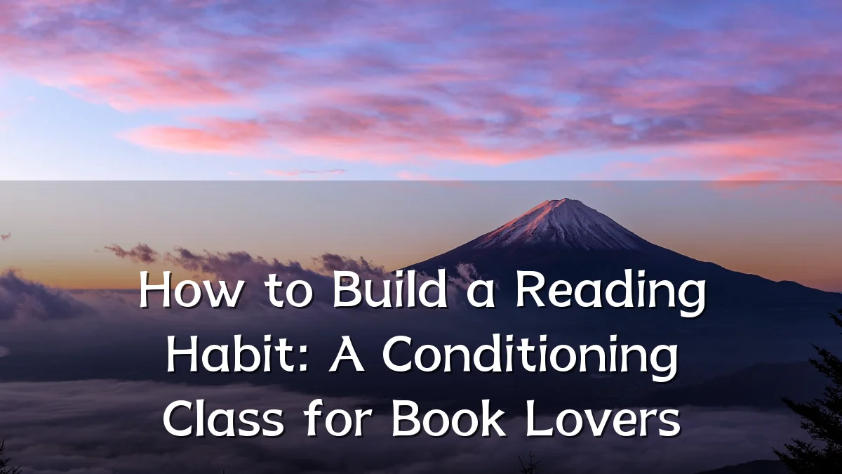 How to Build a Reading Habit: A Conditioning Class for Book Lovers