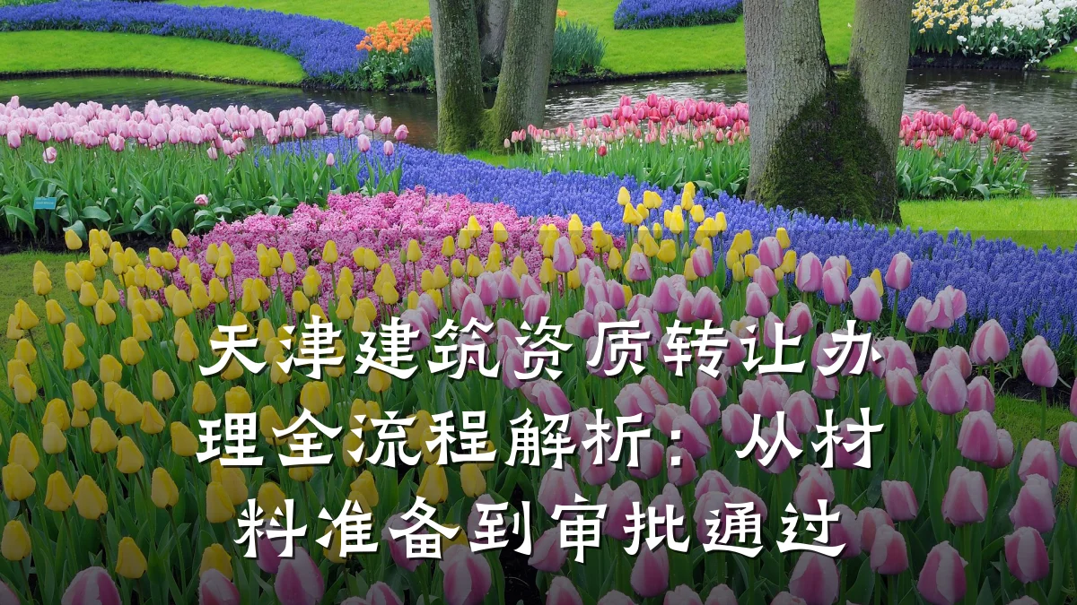 天津建筑资质转让办理全流程解析:从材料准备到审批通过