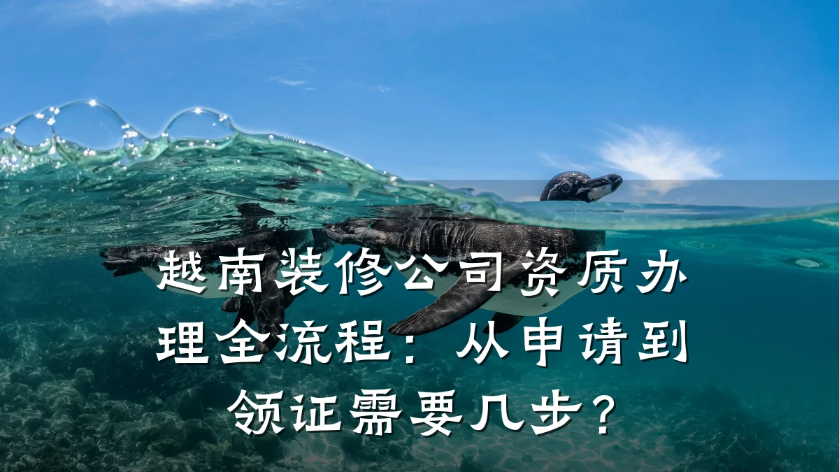 越南装修公司资质办理全流程:从申请到领证需要几步?