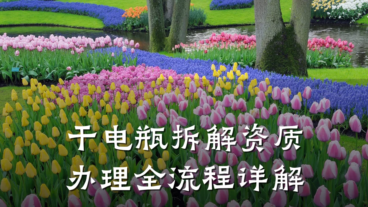 干电瓶拆解资质办理全流程详解
