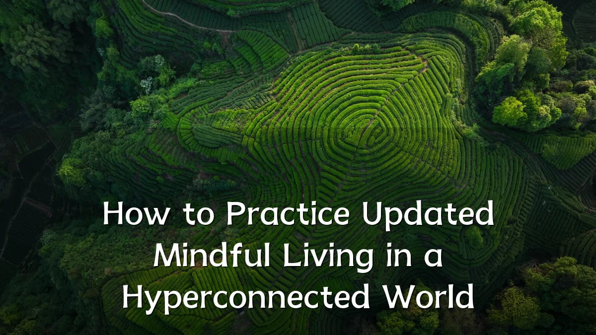 How to Practice Updated Mindful Living in a Hyperconnected World