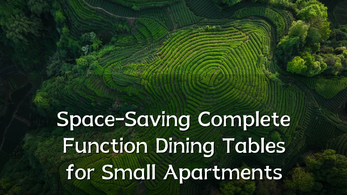 Space-Saving Complete Function Dining Tables for Small Apartments