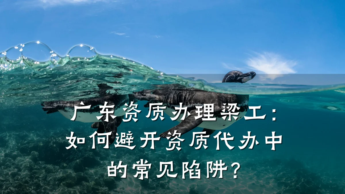 广东资质办理梁工：如何避开资质代办中的常见陷阱？