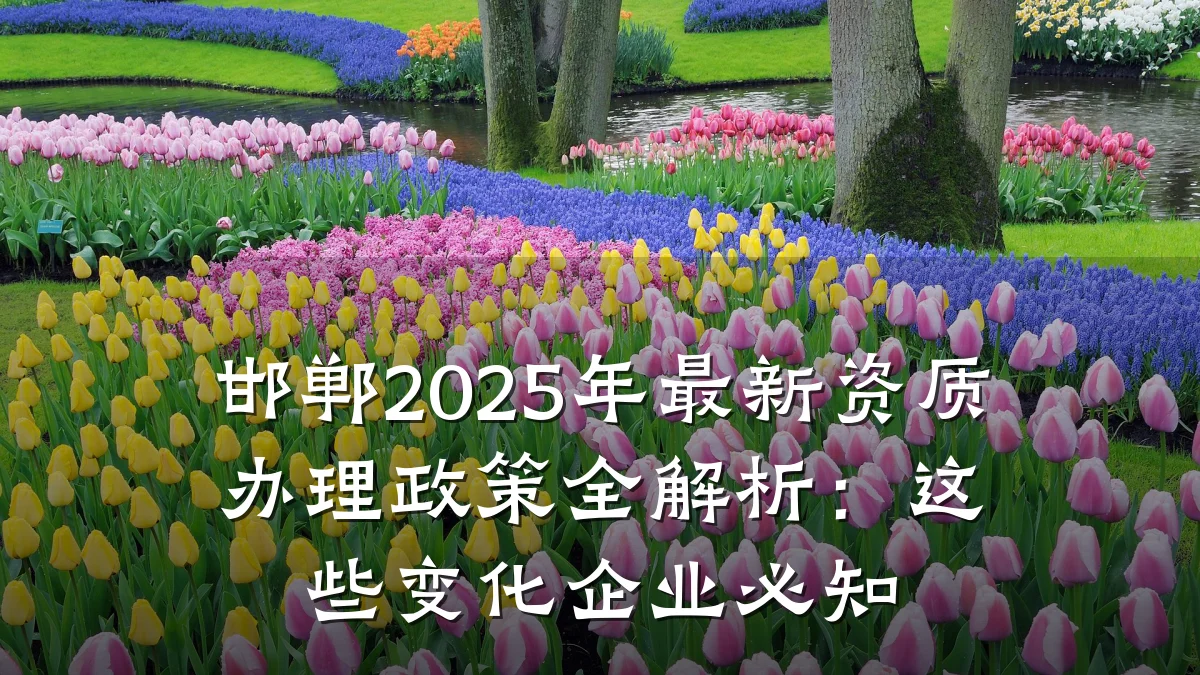 邯郸2025年最新资质办理政策全解析:这些变化企业必知