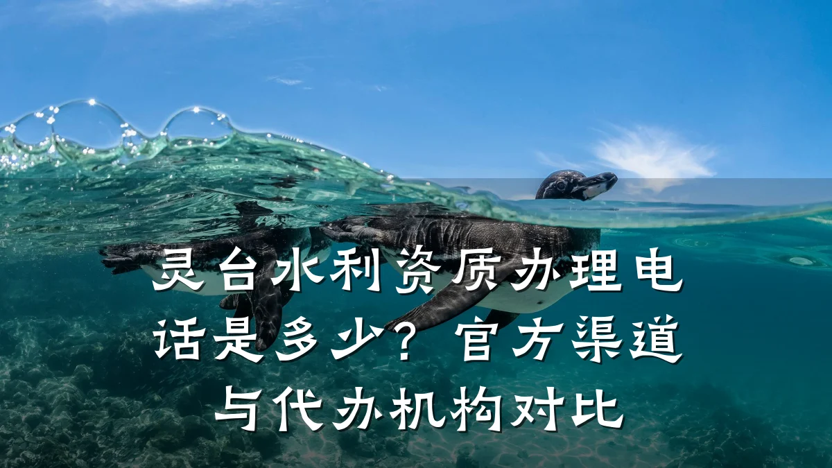 灵台水利资质办理电话是多少？官方渠道与代办机构对比