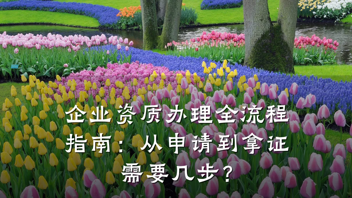 企业资质办理全流程指南：从申请到拿证需要几步？