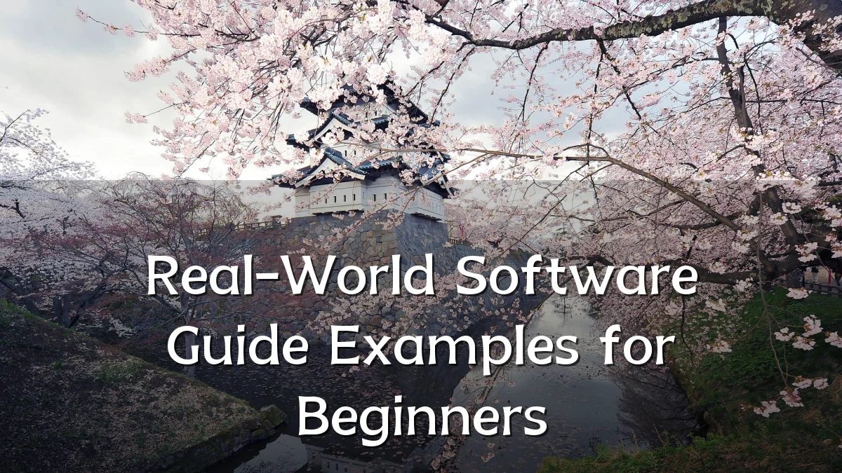 Real-World Software Guide Examples for Beginners