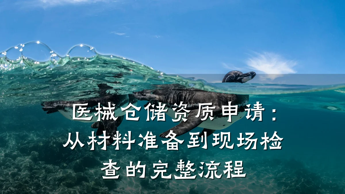医械仓储资质申请：从材料准备到现场检查的完整流程