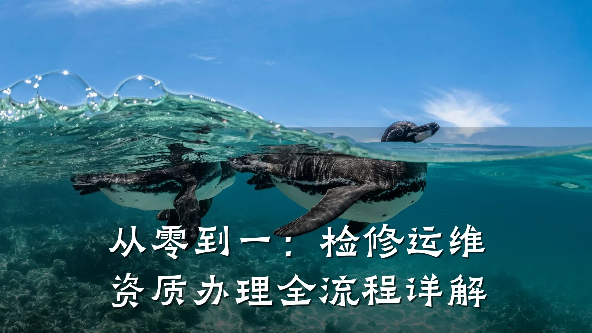 从零到一：检修运维资质办理全流程详解