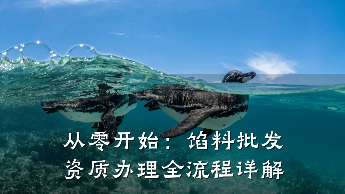 从零开始：馅料批发资质办理全流程详解
