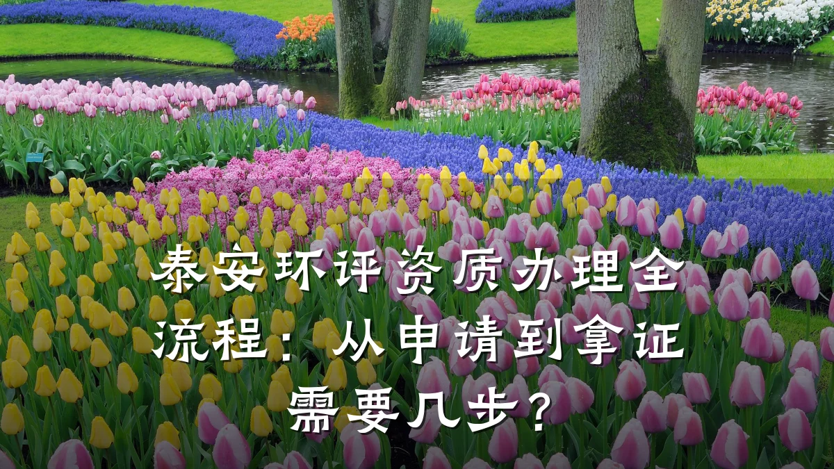 泰安环评资质办理全流程：从申请到拿证需要几步？