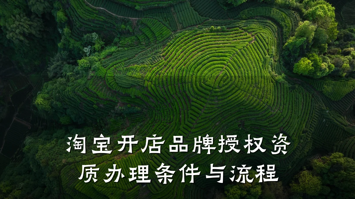 淘宝开店品牌授权资质办理条件与流程