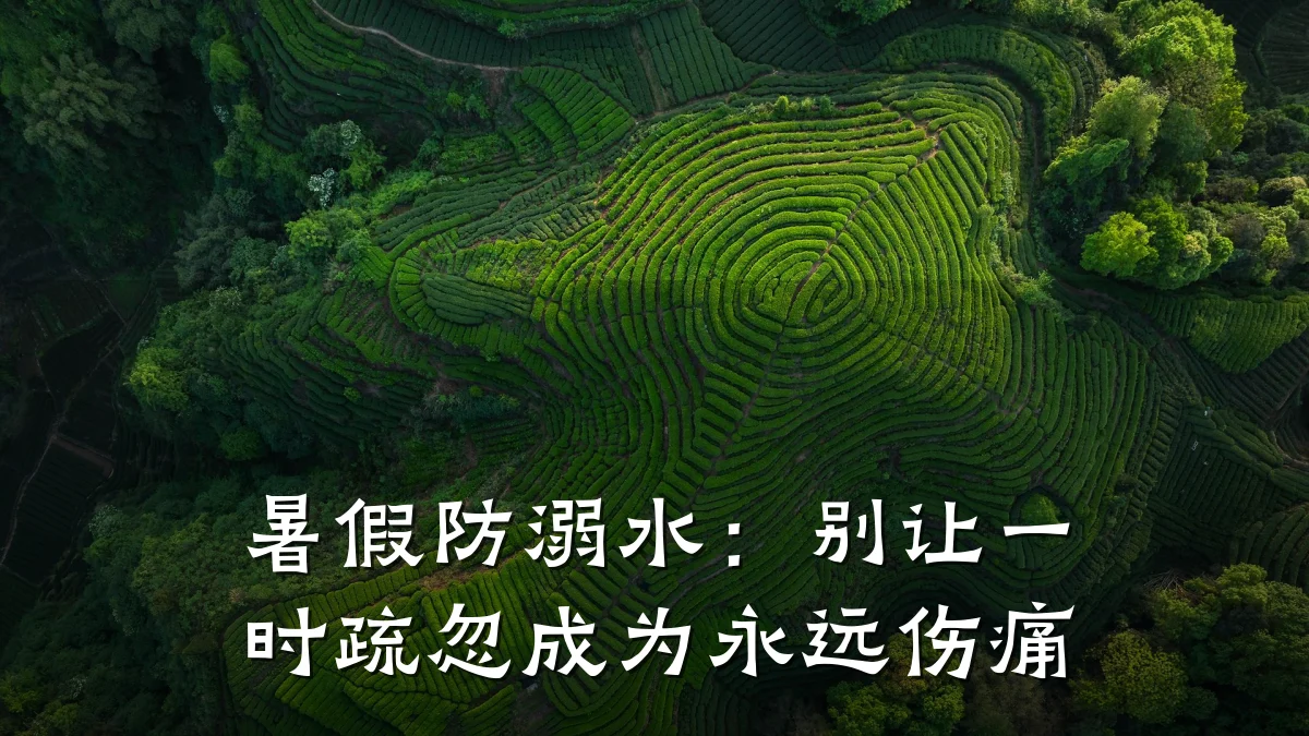 暑假防溺水:别让一时疏忽成为永远伤痛