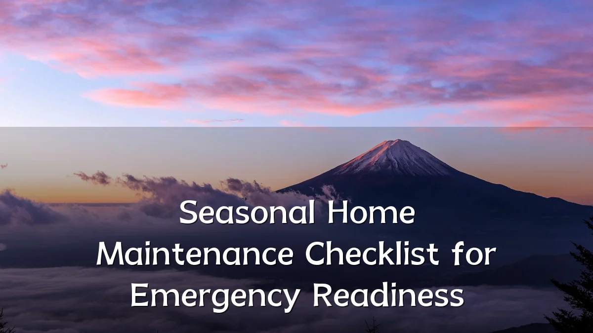 Seasonal Home Maintenance Checklist for Emergency Readiness
